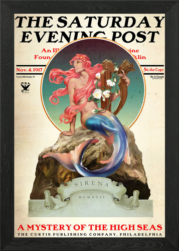 Classic vintage mermaid - vintage,