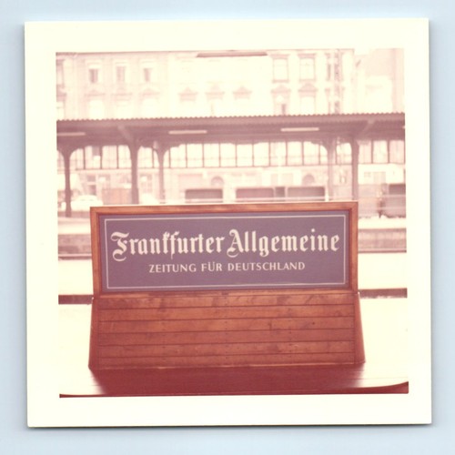 Old vintage square color photo - old,