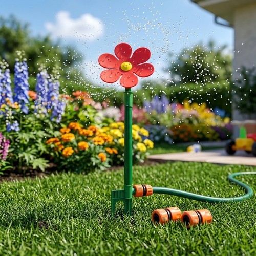 Rotating sprinkler with design - rotating,