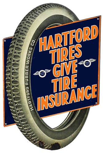 Hartford tires cut out - cut, metal