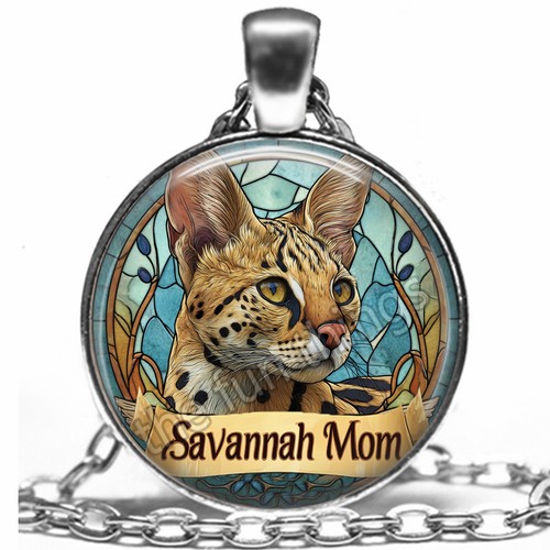 Cinnamon spotted savannah cat - savannah,