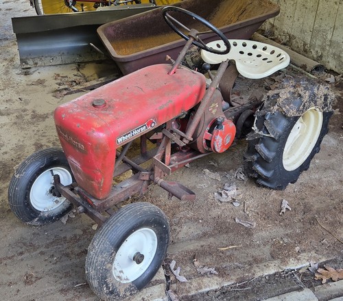 1958 wheel horse garden - wheel, rj-58