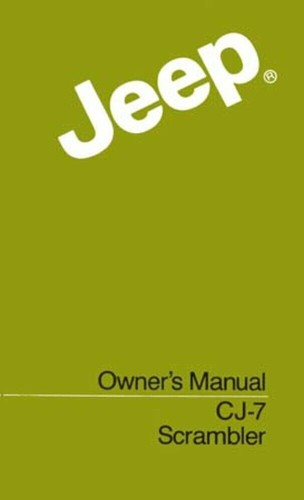 1984 1985 owners manual for - owners,
