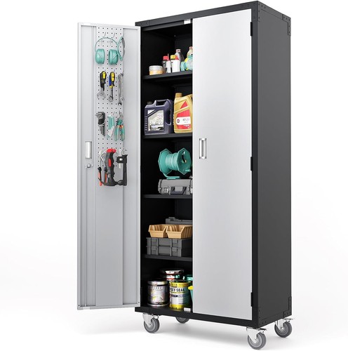 Tall garage metal storage - tall,