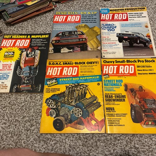 Vtg 1971 hot rod magazines - vtg,