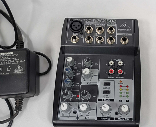Behringer xenyx 502 input - behringer, 5-input