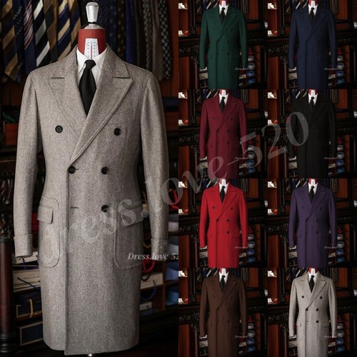 Wool men long - long, overcoat