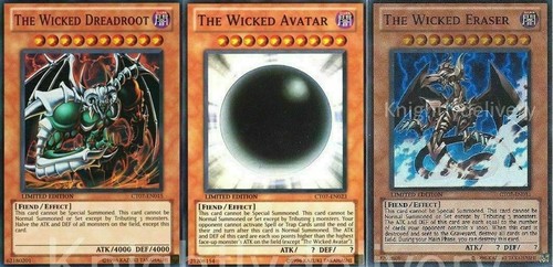 Yugioh card the wicked - yugioh,