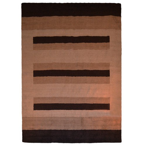Hand knotted loom silk mix - hand,