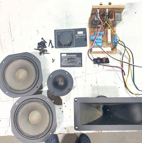 Sansui 5500x speaker parts - sp-5500x,