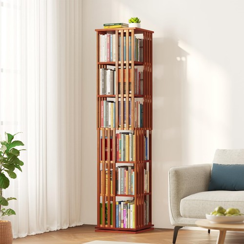 Tier rotating bookshelf - rotating,