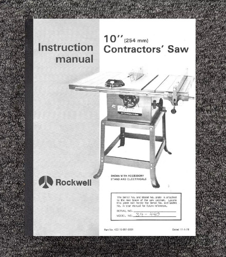 Instruction manual fits - instruction,