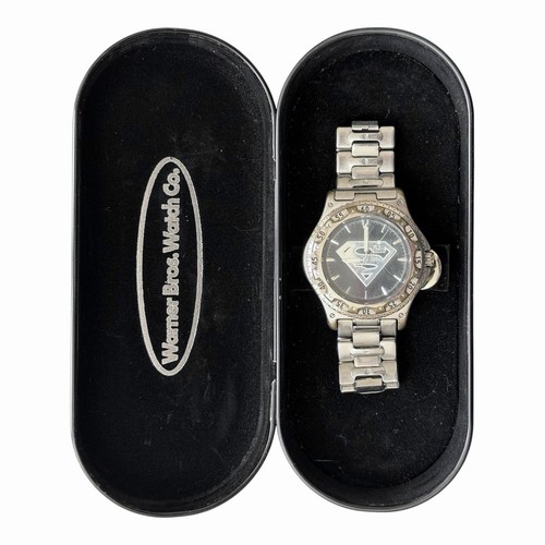 Superman shield fossil watch - s,