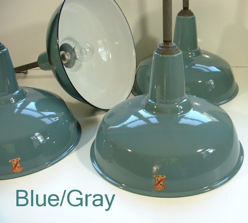Blue gray porcelain - 1-16", blue/gray