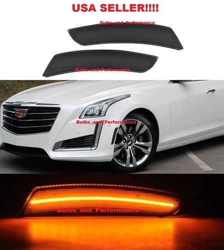 Smoked lens amber led - led, front