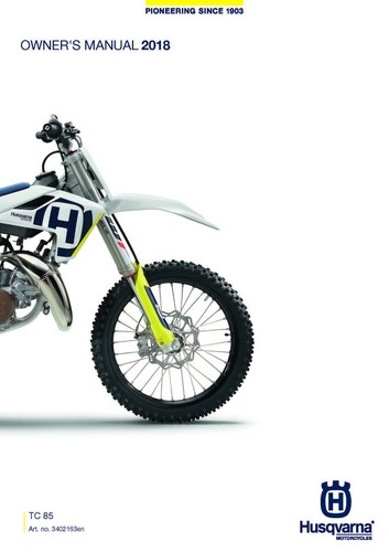 Husqvarna owners manual book - husqvarna,