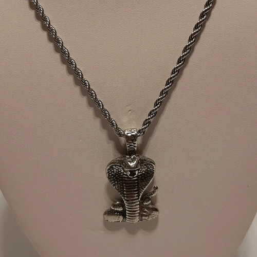 Pewter pendant charm 24 - pendant, 18"-24"