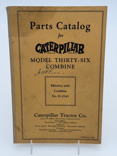 1930 caterpillar tractor - caterpillar, parts