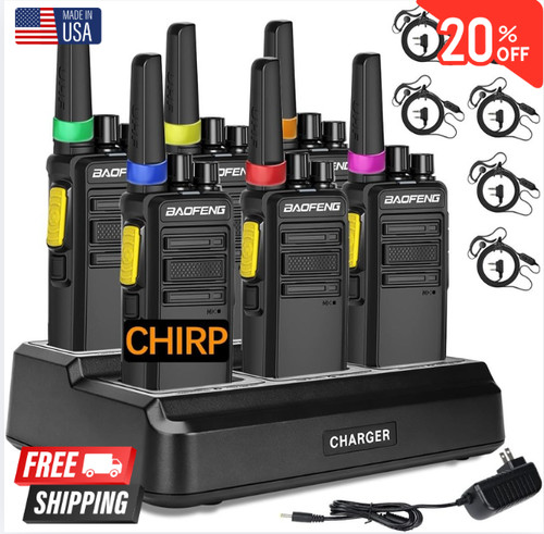 Pack long range walkie - 6,