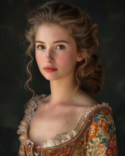 Loose hair beauty - beauty, dress