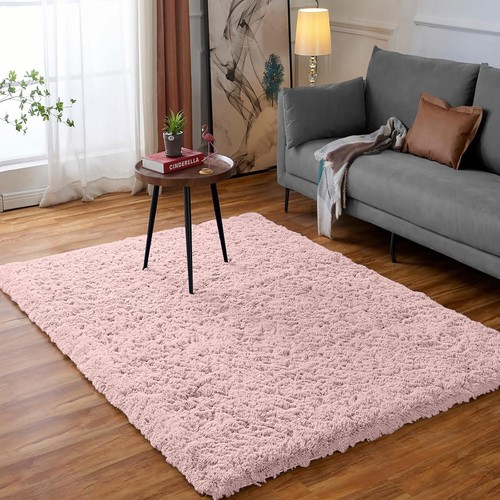 Plush shaggy area rug - plush, thick