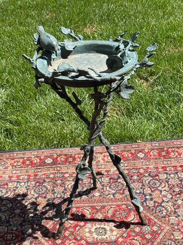 Bronze bird bath feeder twiggy - bronze,