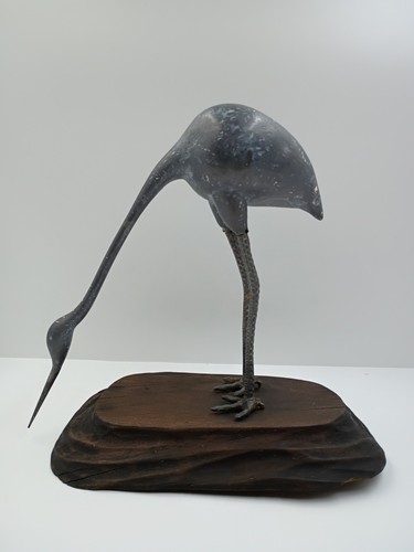 Antique solid bronze - bronze, wading