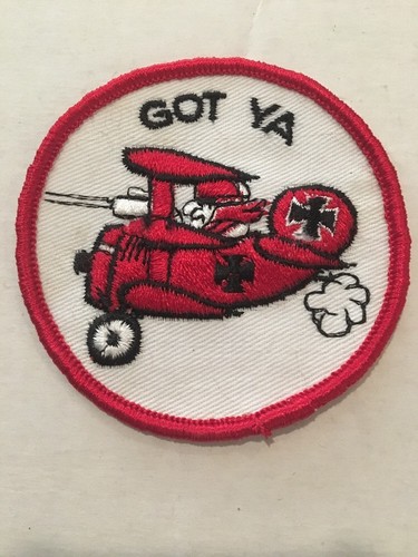 Got red baron vintage patch - red,