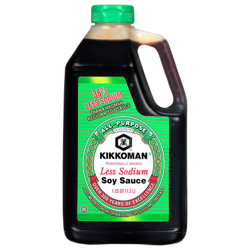 Kikkoman less sodium soy - kikkoman,