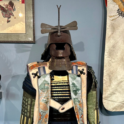 Antique japanese samurai armor - antique,