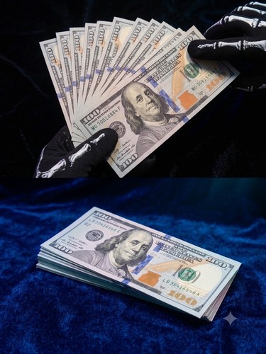 100 bills prop - $100, (1