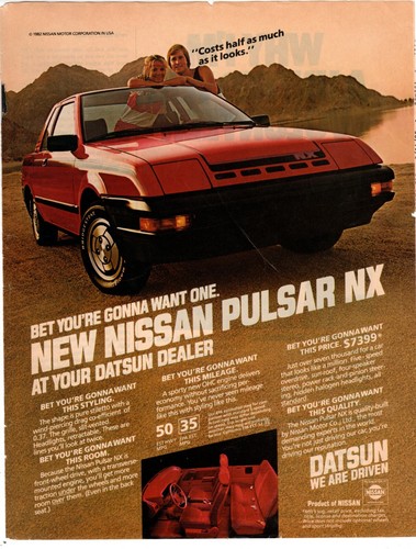 Vintage 1983 nissan pulsar - 1983,