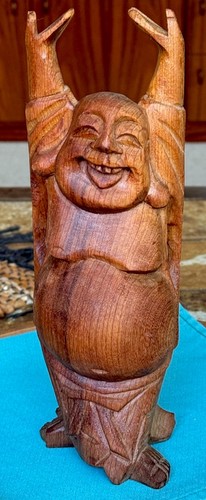 Vintage hand carved wooden - hand,