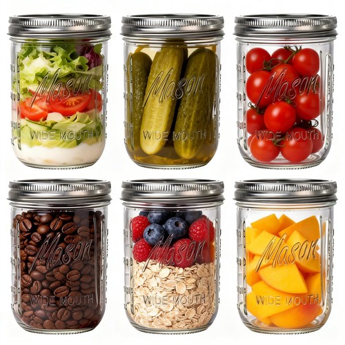 6pack mason jars with - mason, 16