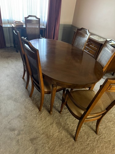Vintage dining room set - dining,
