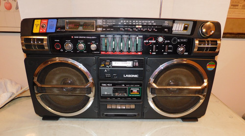 Vintage boombox lasonic - vintage,