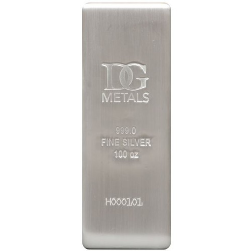 100 silver bar dillon - 100,