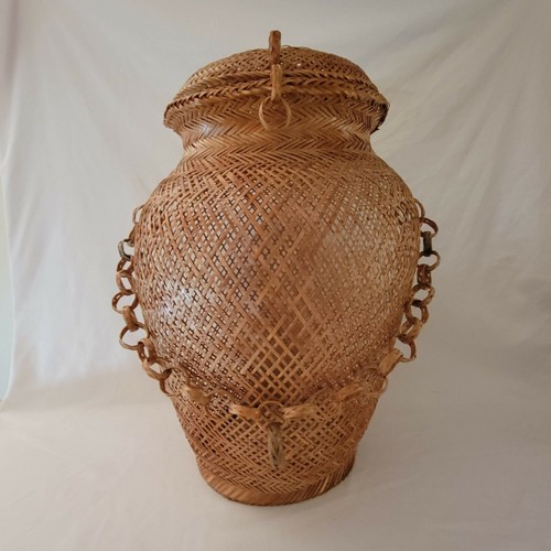 Vintage hand woven wicker - hand,