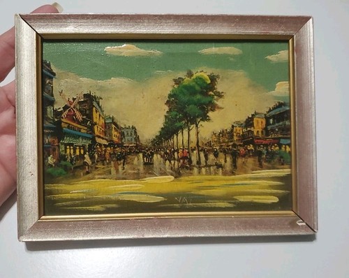 Vtg spanish hand painted - vtg,