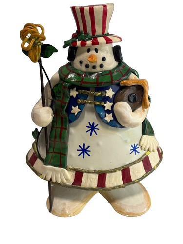 Hand painted christmas snowman - hand,
