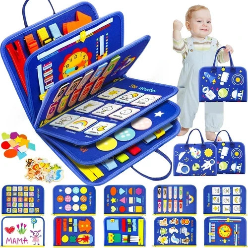 Toddler montessori busy - toddler, board