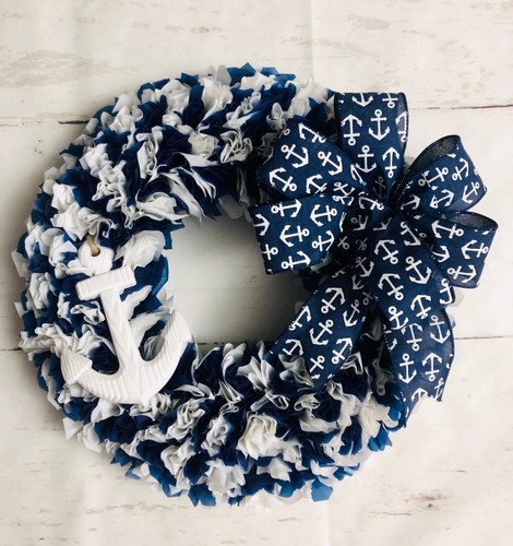 Nautical anchor wreath - nautical,