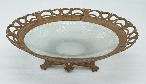 Vtg frosted glass - vtg,