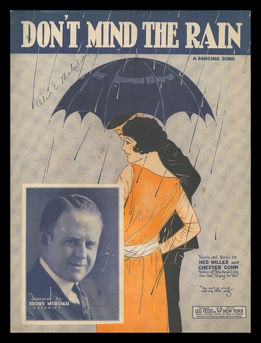 Don mind the rain - don't,