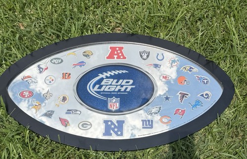 Bud light nfl oval mirror - nfl,