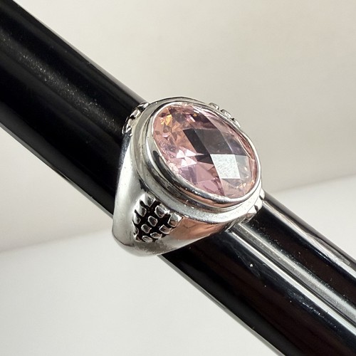 Vintage faceted pink crystal - vintage,