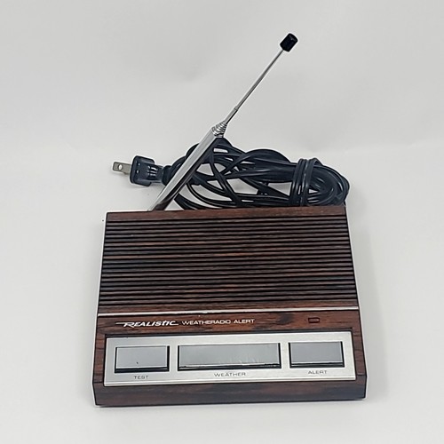 Realistic weather radio alert - weather,