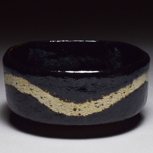 Japanese tea bowl - chawan, w/box