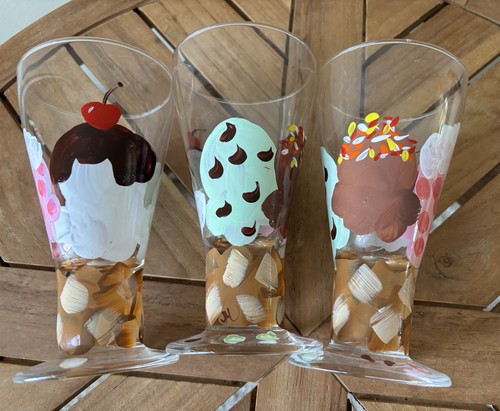 Vintage hand painted parfait - 3,