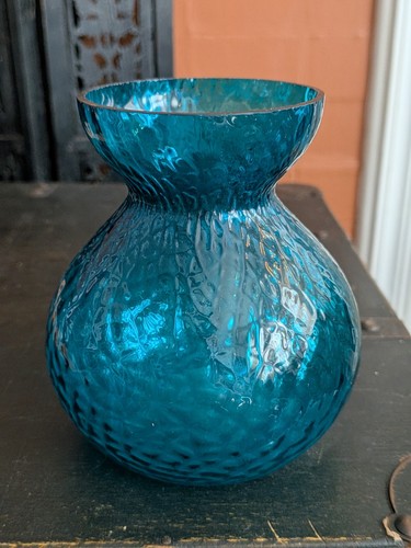 Vtg crinkle glass - crinkle,